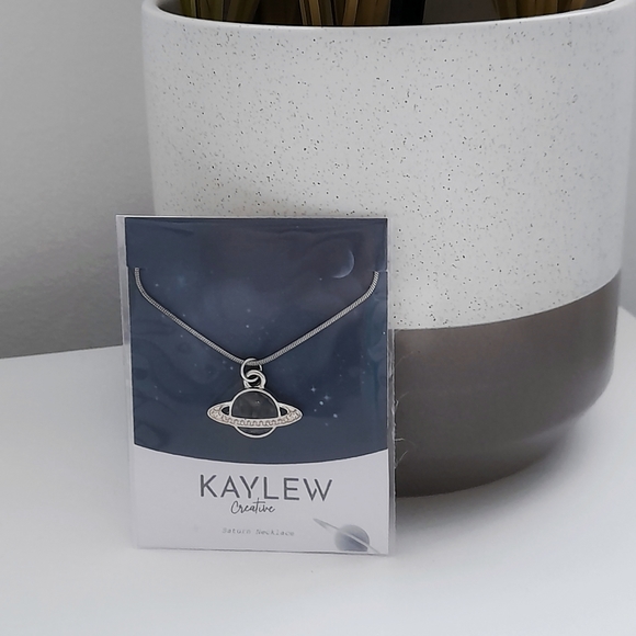 Kaylew Creative Jewelry - Saturn Planet Necklace